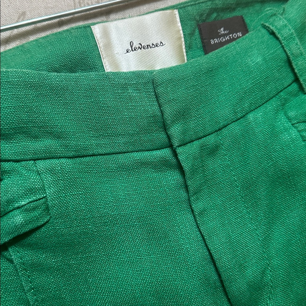 🍀Anthropologie Elevenses The Brighton Linen pants - Picture 6 of 6